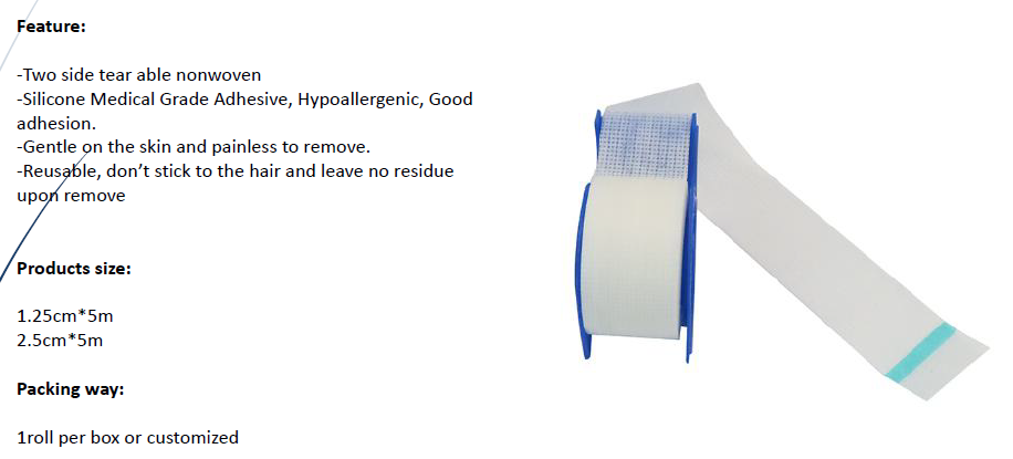 Non woven silicone tape