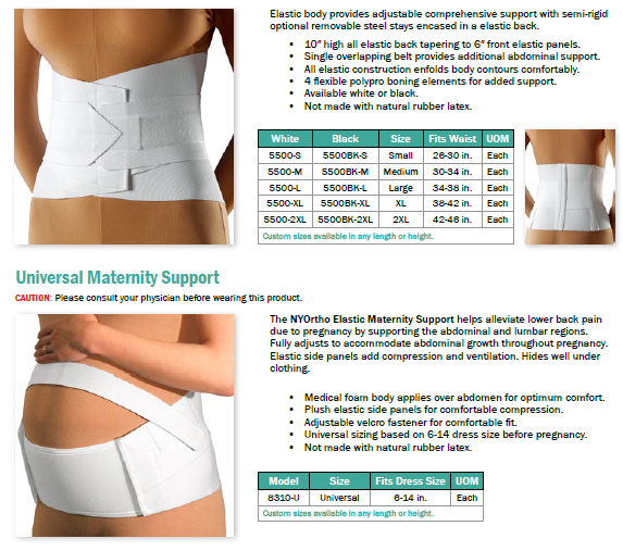 Lumbar Sacral Support DCSO